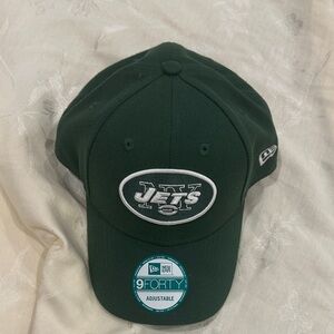 New Era Green Jets Adjustable Hat